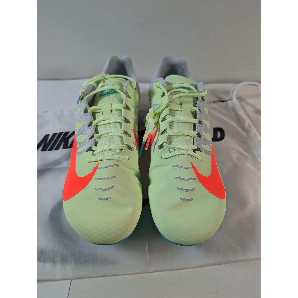 Nike Zoom Rival S 9 Track Spikes Lime Green Orange Teal Men Size 14 - Picture 2 of 12